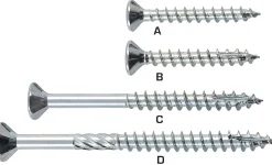 Treskrue senk elf 4,5x80 nkt eske a200 tx20