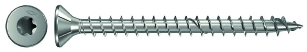 Treskrue utvendig A2 5x35 mm FPF-ST senkhode helgjenget rustfri A2 A200 stk 200 stk