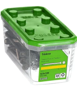 Treskrue utv sh 6x100 a4 a-100a4 syrefast senkhode
