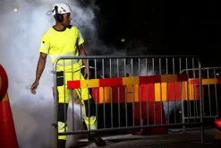 T-skjorte 2539 kl2 gul 3xl snickers workwear