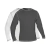T-skjorte l erm l10011 svart 3xl svart teknisk air t long