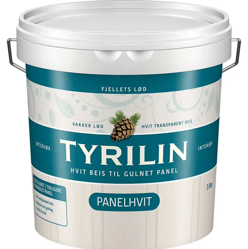 Tyrilin Panelhvit 3 l panel-lut