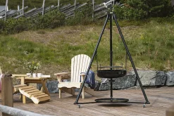 Understell til bålpanne m/hjul