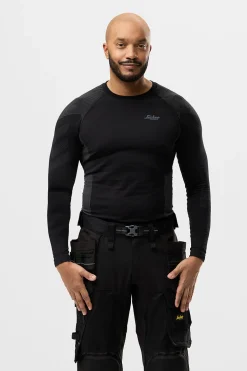 Undertrøye 9491 sømløs sort s snickers workwear