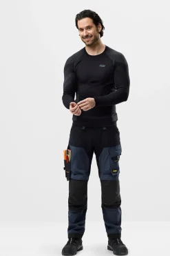 Undertrøye 9491 sømløs sort s snickers workwear