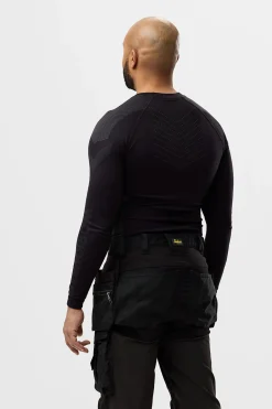 Undertrøye 9491 sømløs sort s snickers workwear