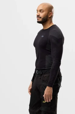 Undertrøye 9491 sømløs sort s snickers workwear