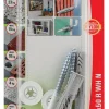 Universalplugg vinkel UX 8x50 mm R WH N 2 stk