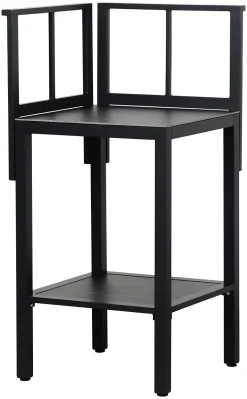 Utekjøkken hjørnemodul aluminium sort