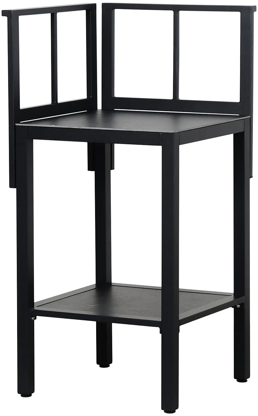 Utekjøkken hjørnemodul aluminium sort