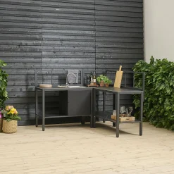 Utekjøkken modul aluminium sort