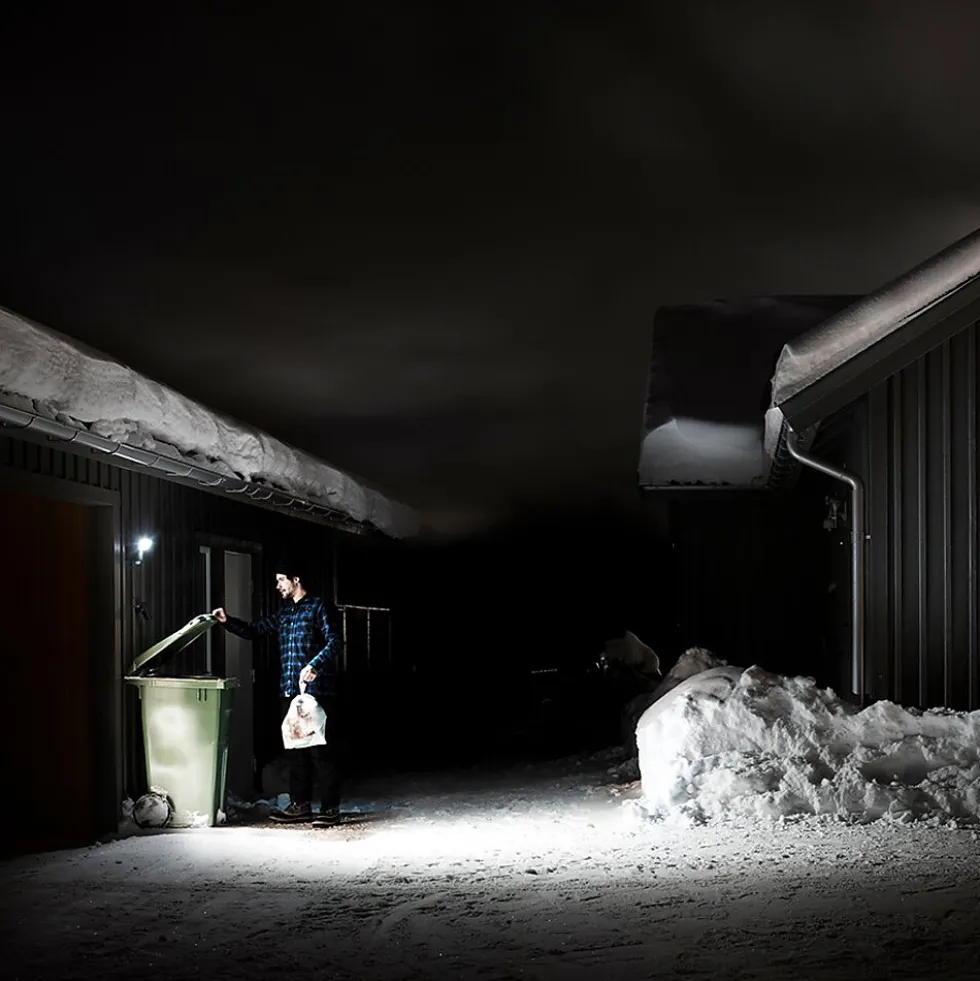 Utendørslampe trådløs med sensor RF1.1+ 180 lm