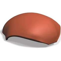 Valmklokke teglrød/svart ubehandlet