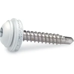 Vannbordskruer 4,2x25 mm hvit 100 stk