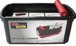 Vaske-/fugesett NT 10 liter m/ svamp og fugebrett