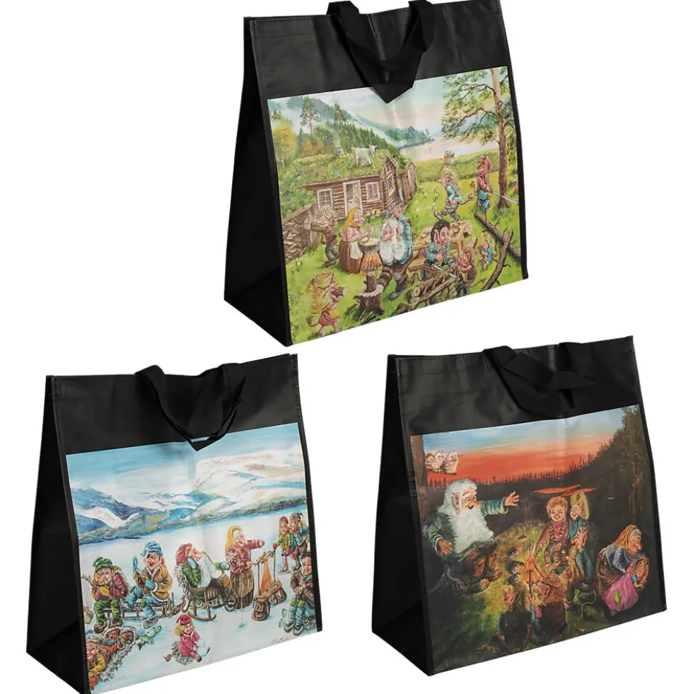 Vedbag m/trollmotiv espegard