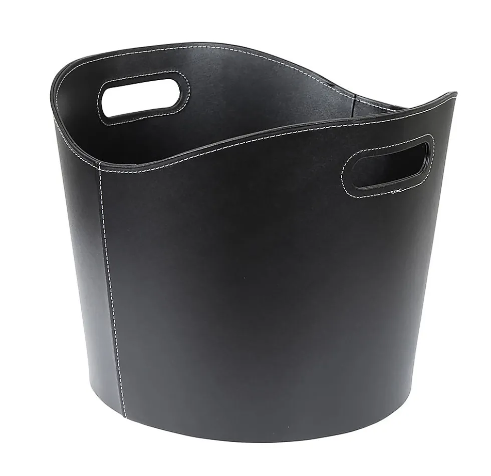 Vedkurv sort plast