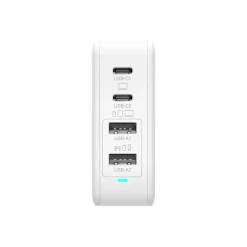 Vegglader GaN PD 100W 2x USB-C og A