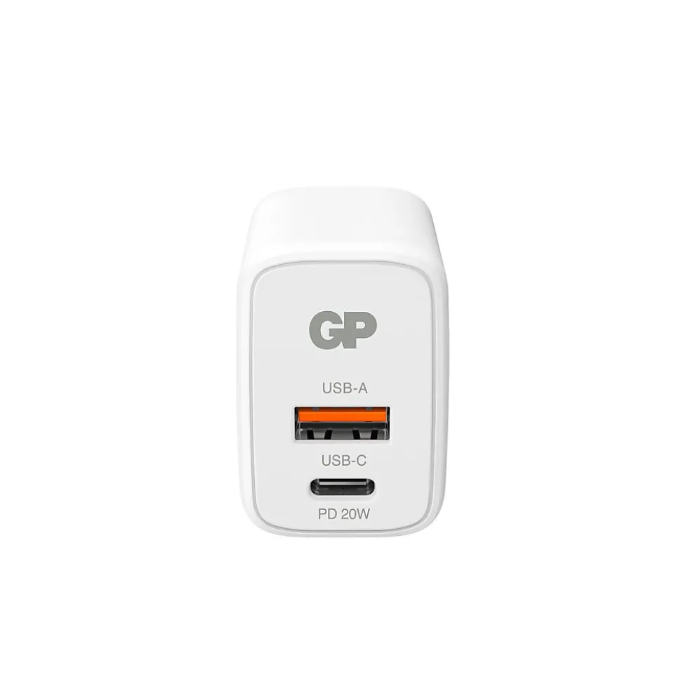 Vegglader PD 20W USB-A + USB-C