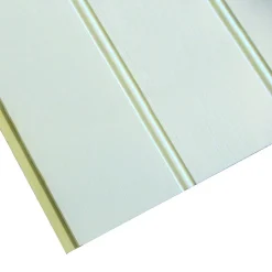 Veggplate focus MDF perlestaff 11x620x2390 mm hvit