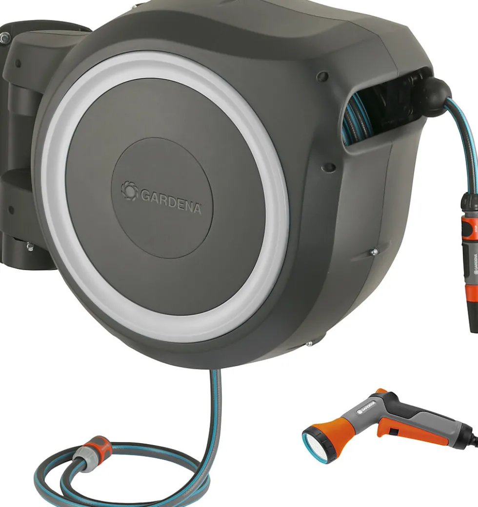 Veggslangeboks Comfort XL hvit 35 meter