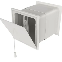 Veggventil komplett 12-23 cm 6x6