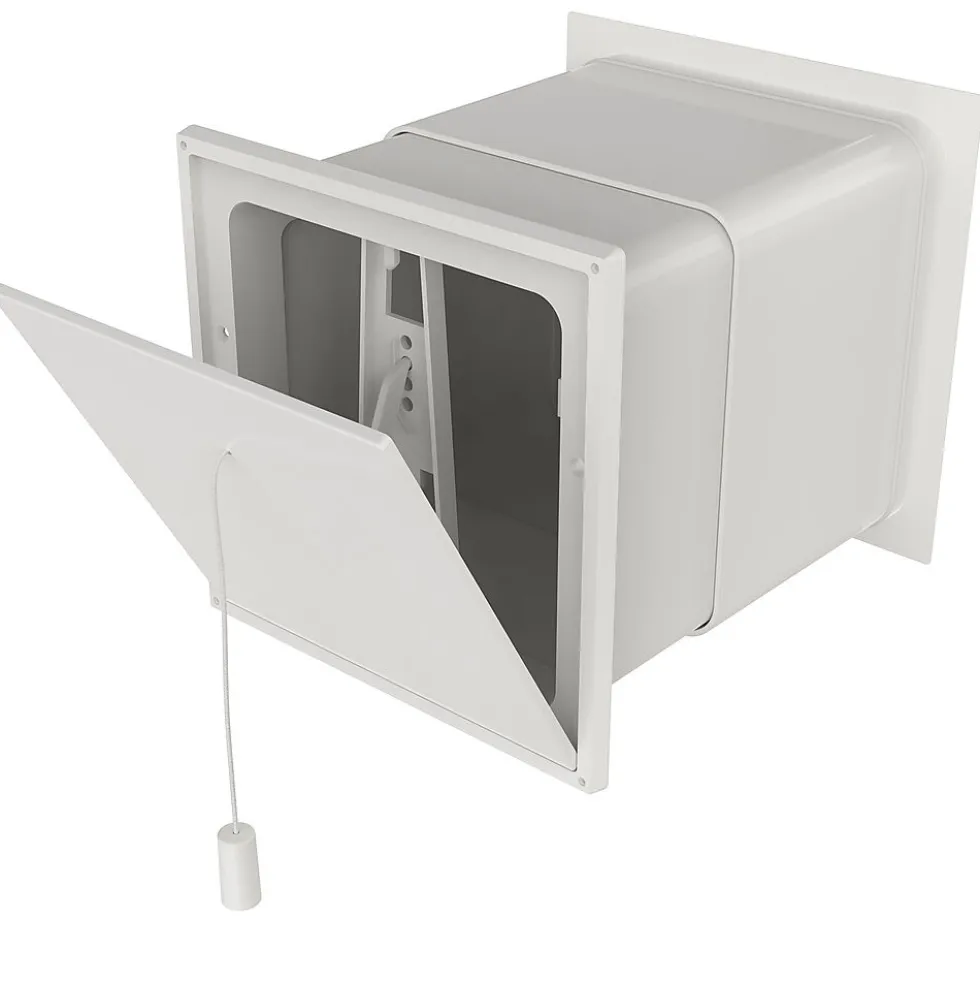 Veggventil komplett 12-23 cm 6x6