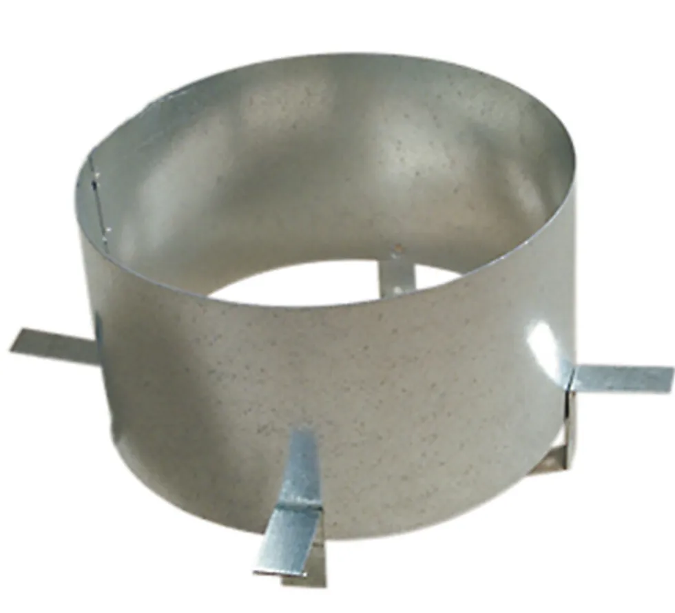 Ventilfeste m/muffemål ø125