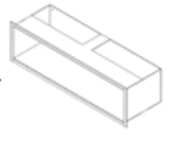 Ventilrist åpne 600150 hvit