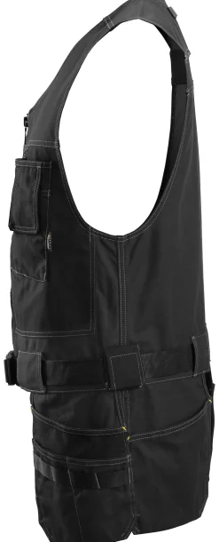 Verktøyvest 4254 sort/sort XXL canvas med hylsterlommer