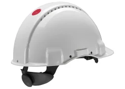 Vernehjelm G3000 hvit 55-63 cm med rattstrammer