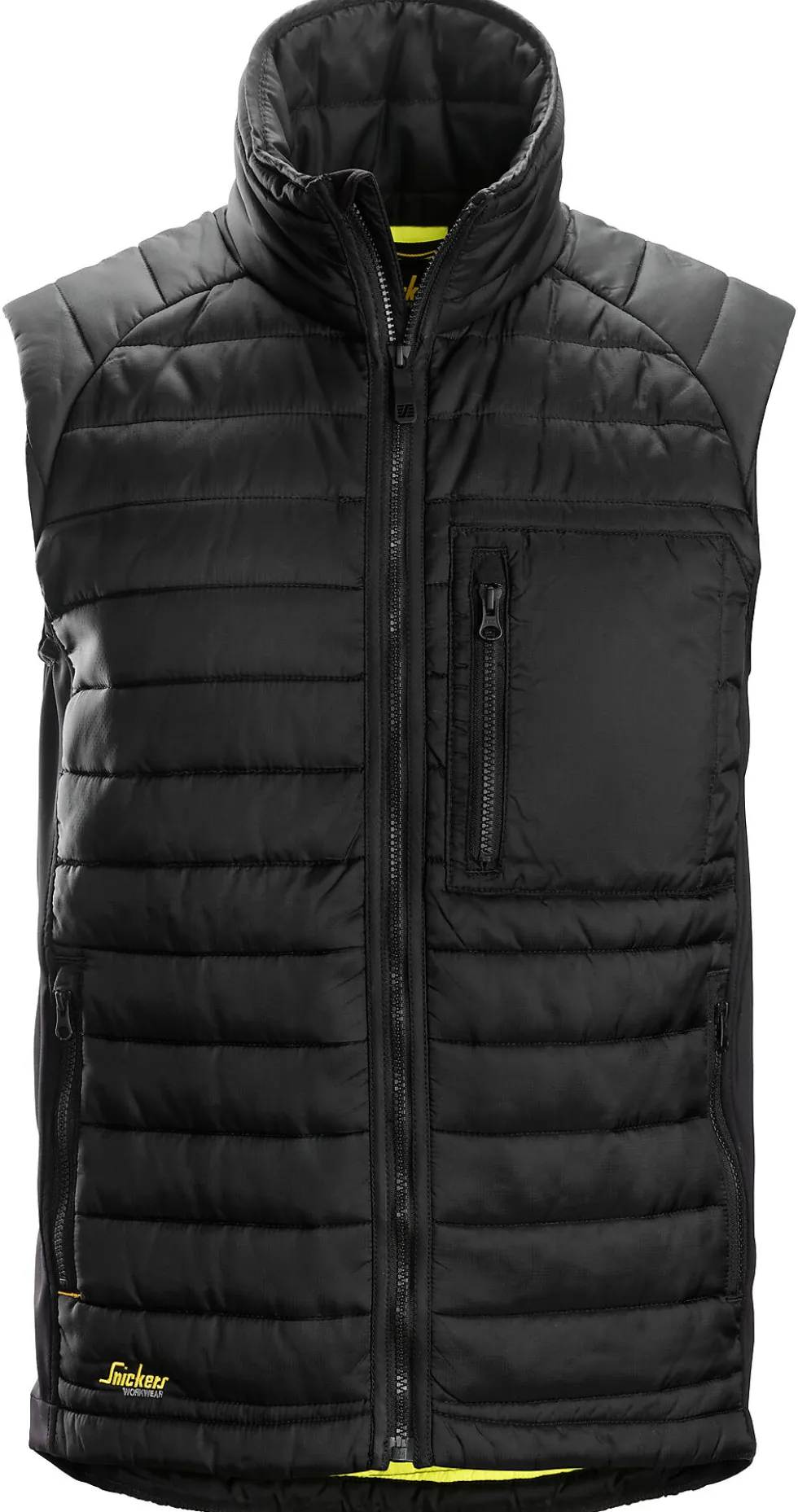 Vest vattert 4512 sort xxl snickers workwear