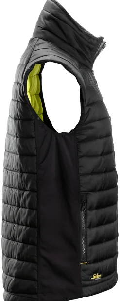 Vest vattert 4512 sort xxl snickers workwear