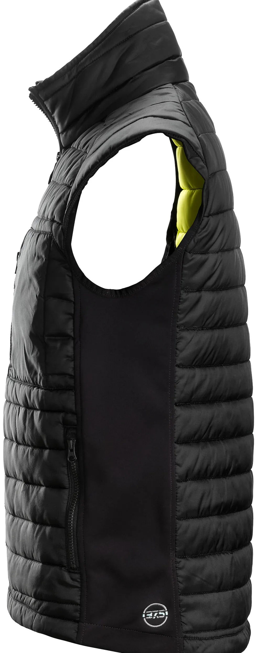 Vest vattert 4512 sort xxl snickers workwear