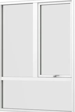 Vindu fk 96 (1,2) 9x12 fastkarm tre hvit