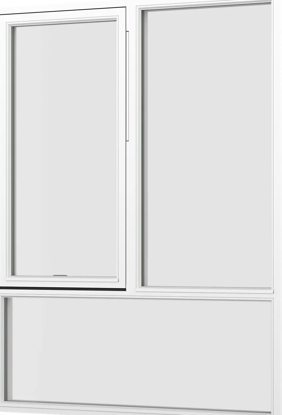 Vindu fk 96 (1,2) 9x12 fastkarm tre hvit