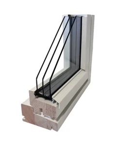 Vindu 3 lags glass rett profil 110x120 cm