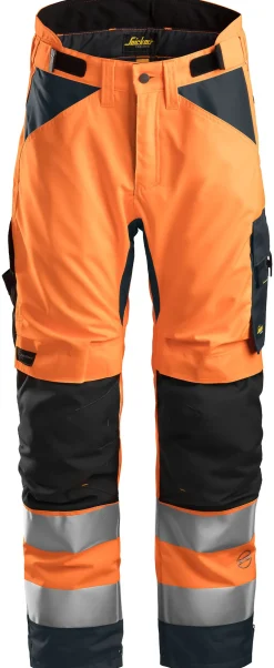 Vinterbukse high-vis oransje/grå str XL