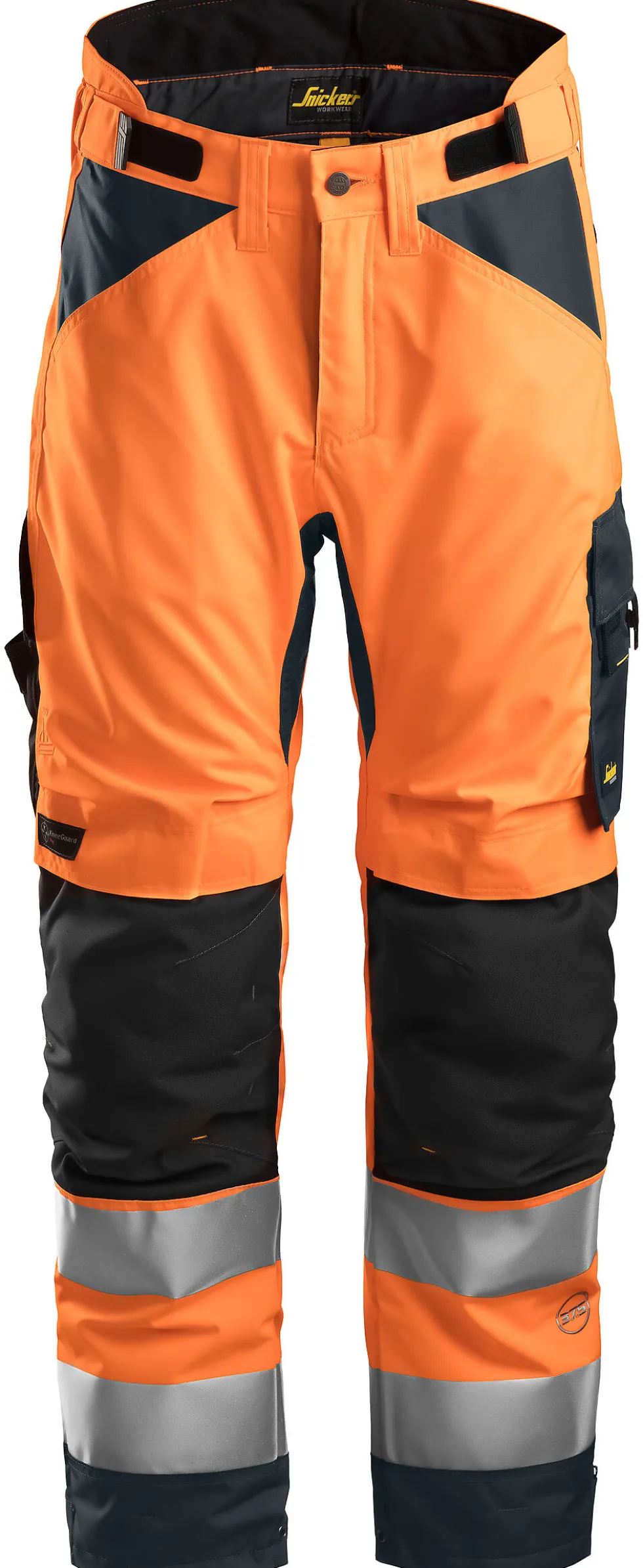 Vinterbukse high-vis oransje/grå str XL