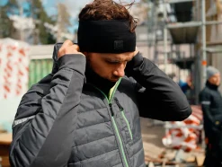 Vinterjakke 8101 mgrå/sor s snickers workwear
