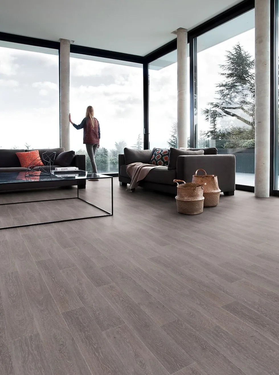 Vinylgulv hqr 4m 1442 noma pecan rull 100 m2