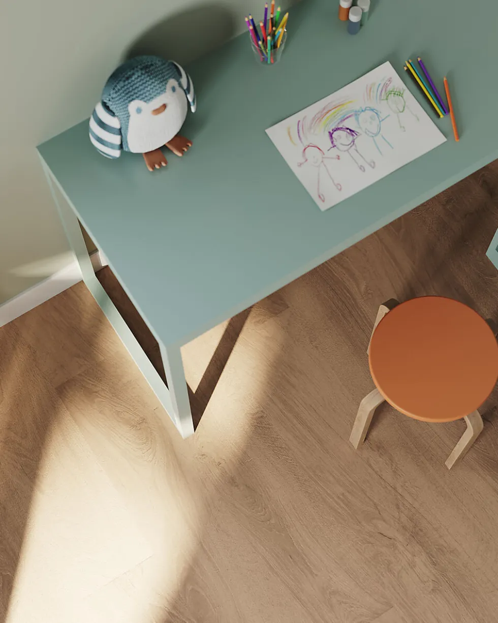 Vinylgulv 4m fumed oak soft beige rul25lm
