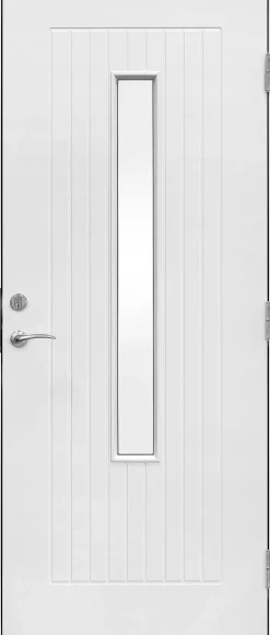 Ytterdør Forma 100x210 cm hvit venstre