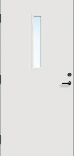 Ytterdør Kjeller hvit venstre 90x210 cm