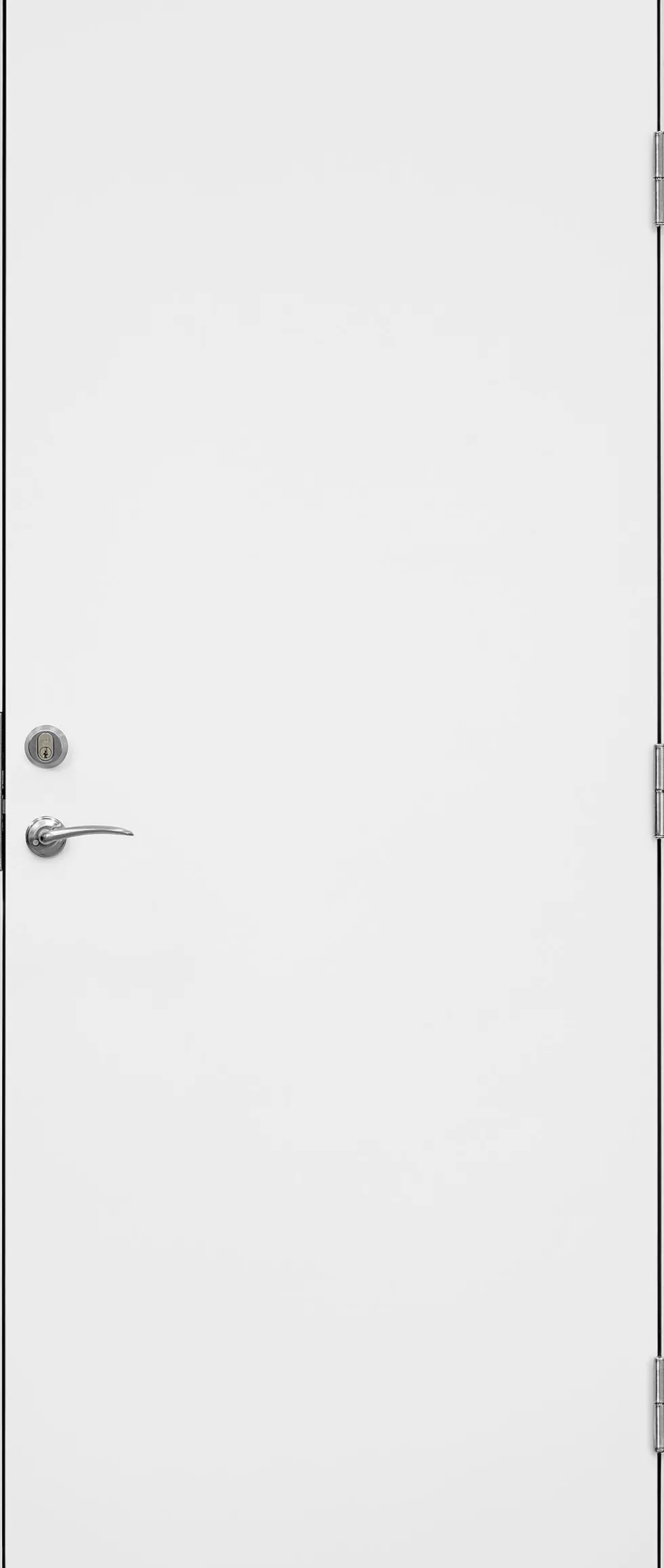 Ytterdør Metro 100x210 cm hvit høyre
