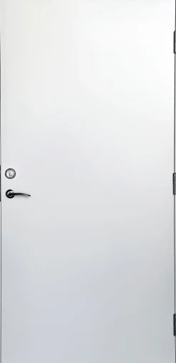 Ytterdør Tønsberg hvit høyrehengslet 90x210 cm